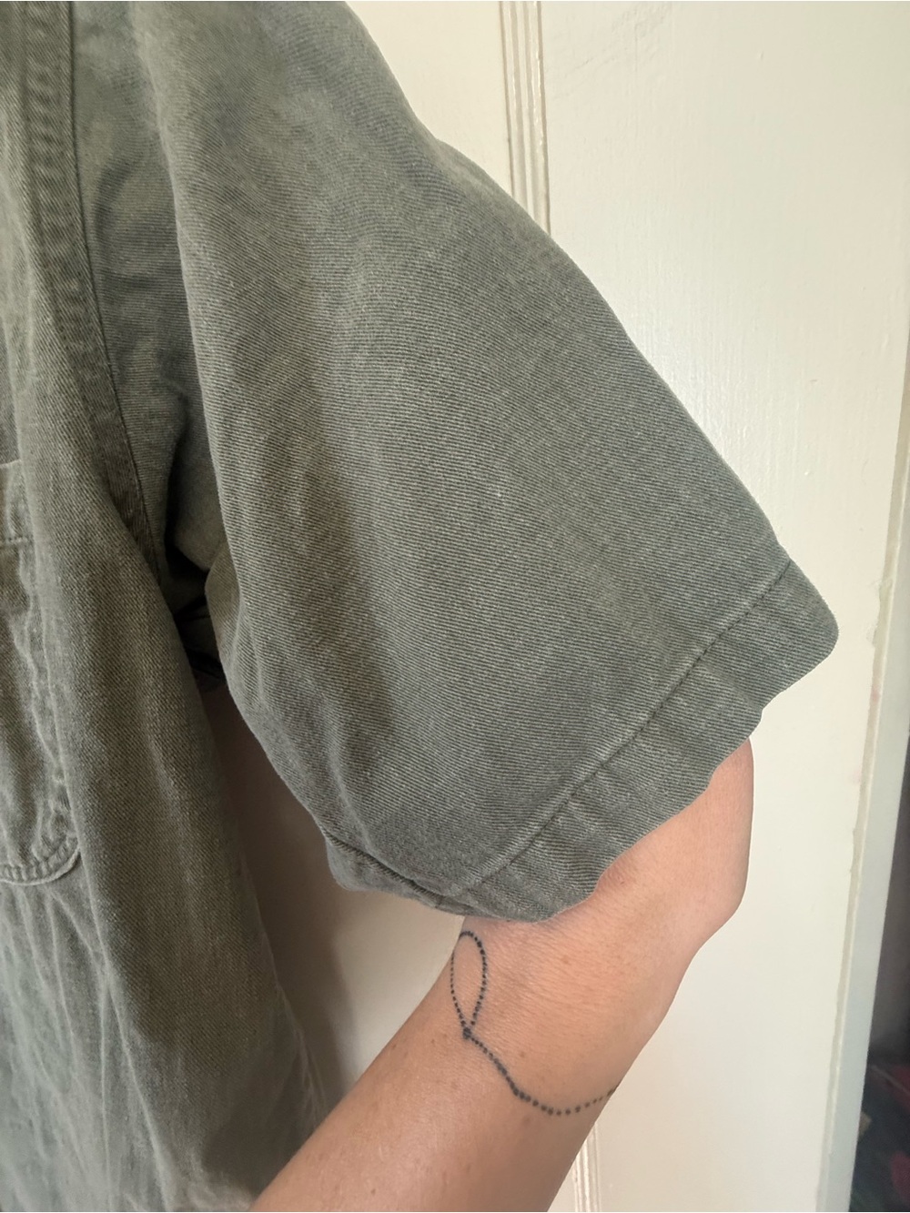 Vintage Harley Davidson Button Up | Olive Green | Daytona Bike Week | Y2K | Med - Picture 6 of 8